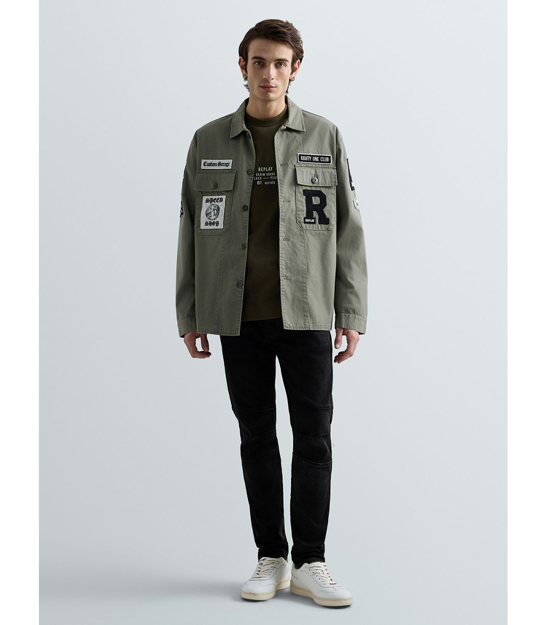 カスタムパッチアーミージャケット 詳細画像 ライトミリタリー 2